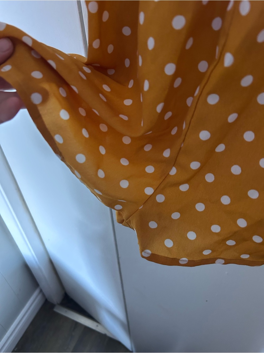 yellow spotted romper - Picture 3 of 4